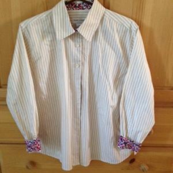 Striped shirt with cuff detail from Drapers&Damons - Picture 2 of 5